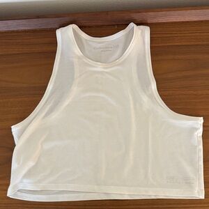 Outdoor Voices White Mesh Women's Tank Top